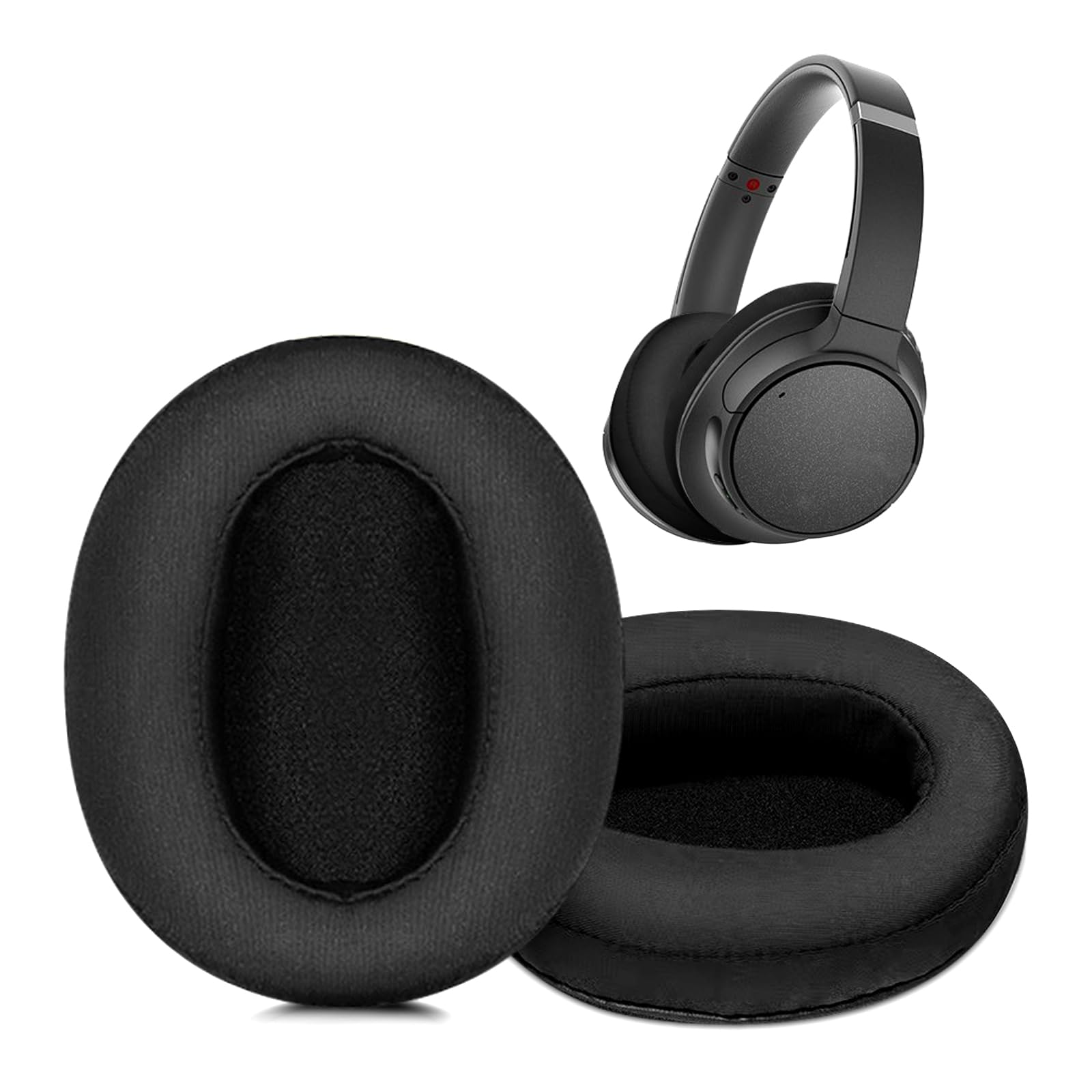 XBERSTAR WH-CH700N Earpads, Replacement Ear Cushion,Ear Pads for Sony WH-CH700N / MDR-ZX770BN /MDR-ZX780DC Wireless Headphone (Black Cooling Gel earpads)