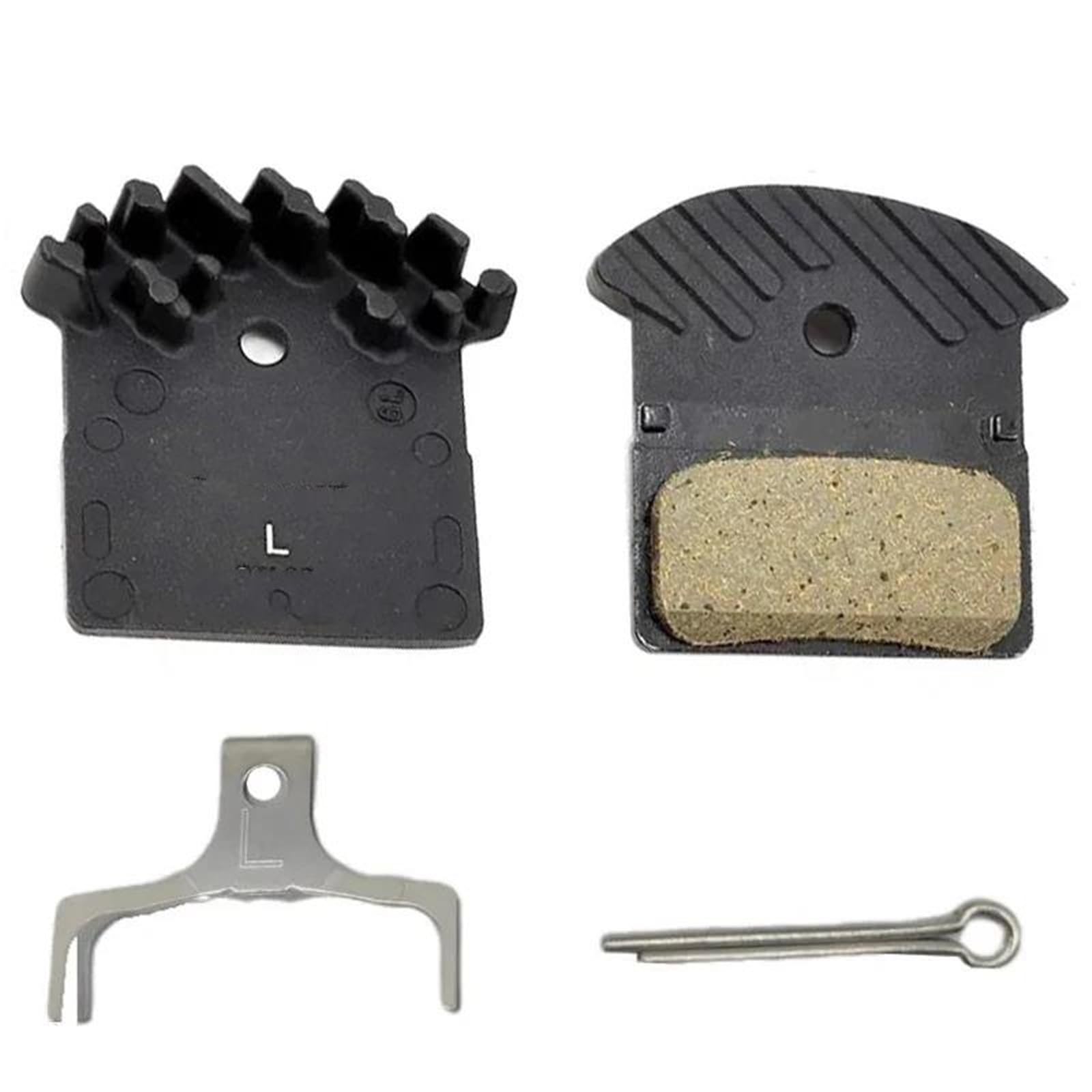 Pastillas de freno para bicicleta de montaa M985 M785 M675 M666 M615 S700 RS785 R785 J02A J04C J05A, discos de resina y metal para carretera (J04C, juego de 2).