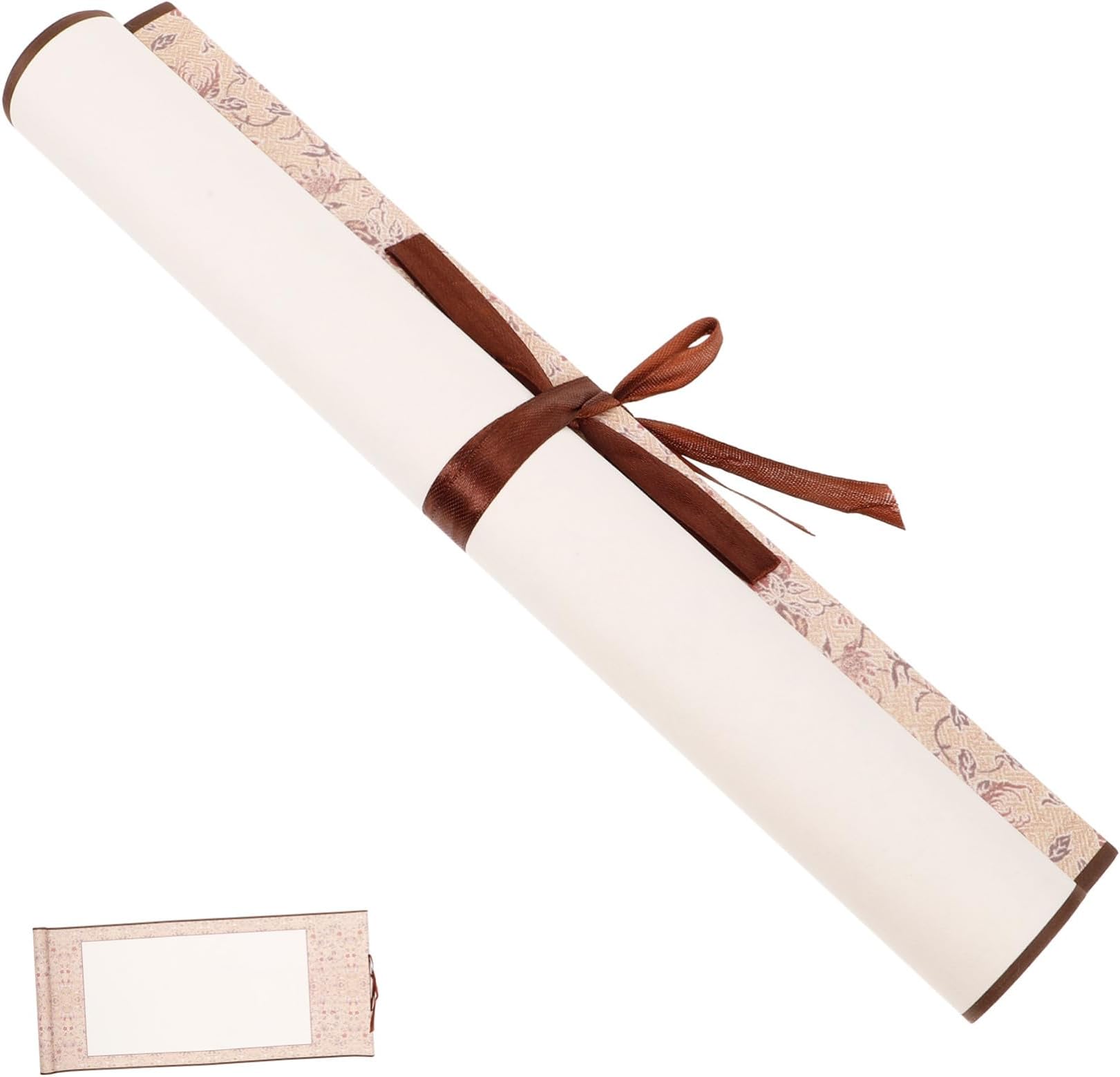 NUOBESTY Blank Scroll Blank Hanging Scroll Blank Painting Scroll Art Wall Scroll Chinese Painting Scroll Scrolls Chinese Calligraphy Accessory Multifunction Red Paper China