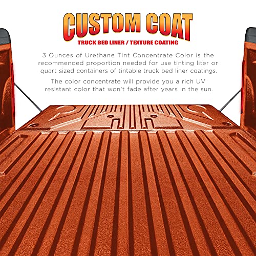 Image of Custom Coat 3 Ounce, Safety Orange, Bed Liner Tint Concentrate