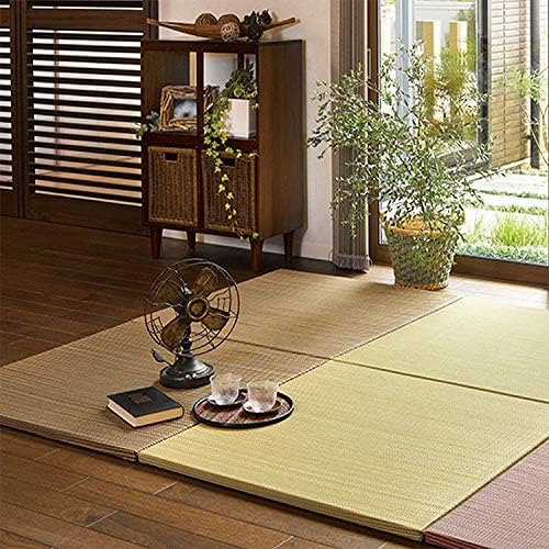 Amazon Co Jp グラムスタイル 天然素材 置き畳 消臭 抗カビ 軽量 ユニット畳 半畳 約xcm イエロー ホーム キッチン