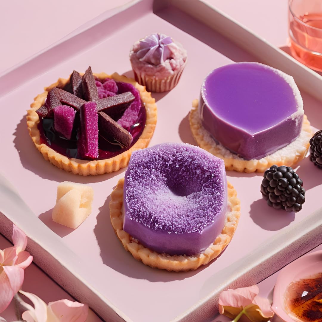 Olive & Vine Purple Sanding Sugar, Sweet Finish, For Baking & Decorating, Rich Tradition, Authentic Taste, For Global Recipes (4 Ounce) - Image 6