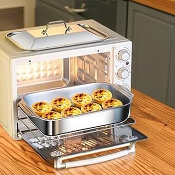 18x11 Inch Commercial-Grade Stainless Steel Lasagna Pan with Lid Designed for Layered Lasagna and Large-Batch Casserole Cooking (37 depth)