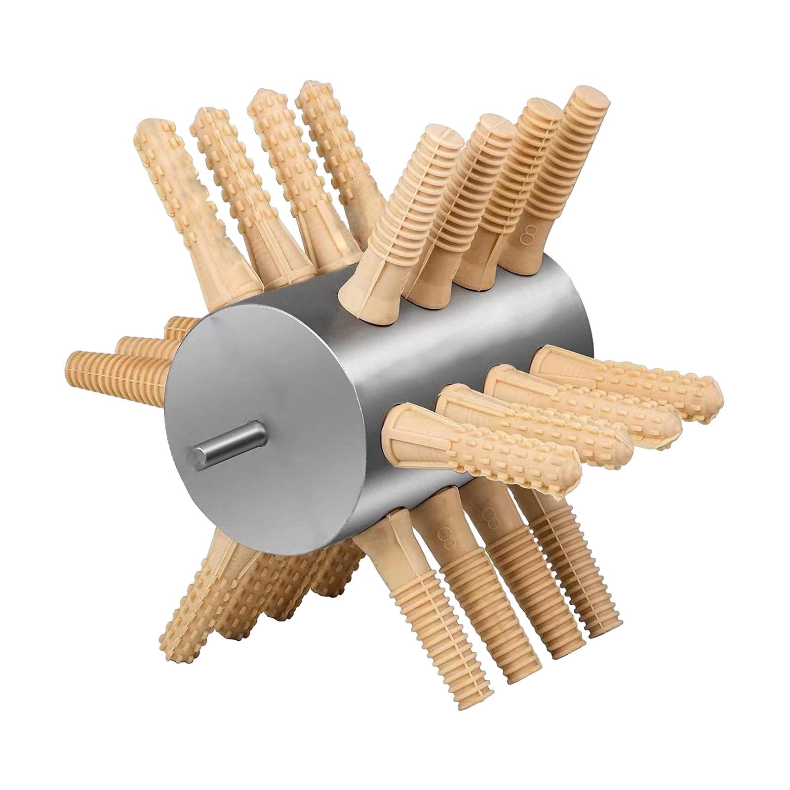 LOVIVER Spiumatrice di Piume di Pollo Spiumatrice di Uccelli Resistente all'Usura Multifunzione Portatile Multifunzione Risparmio di manodopera per Pollo, 24 Dita Grandi