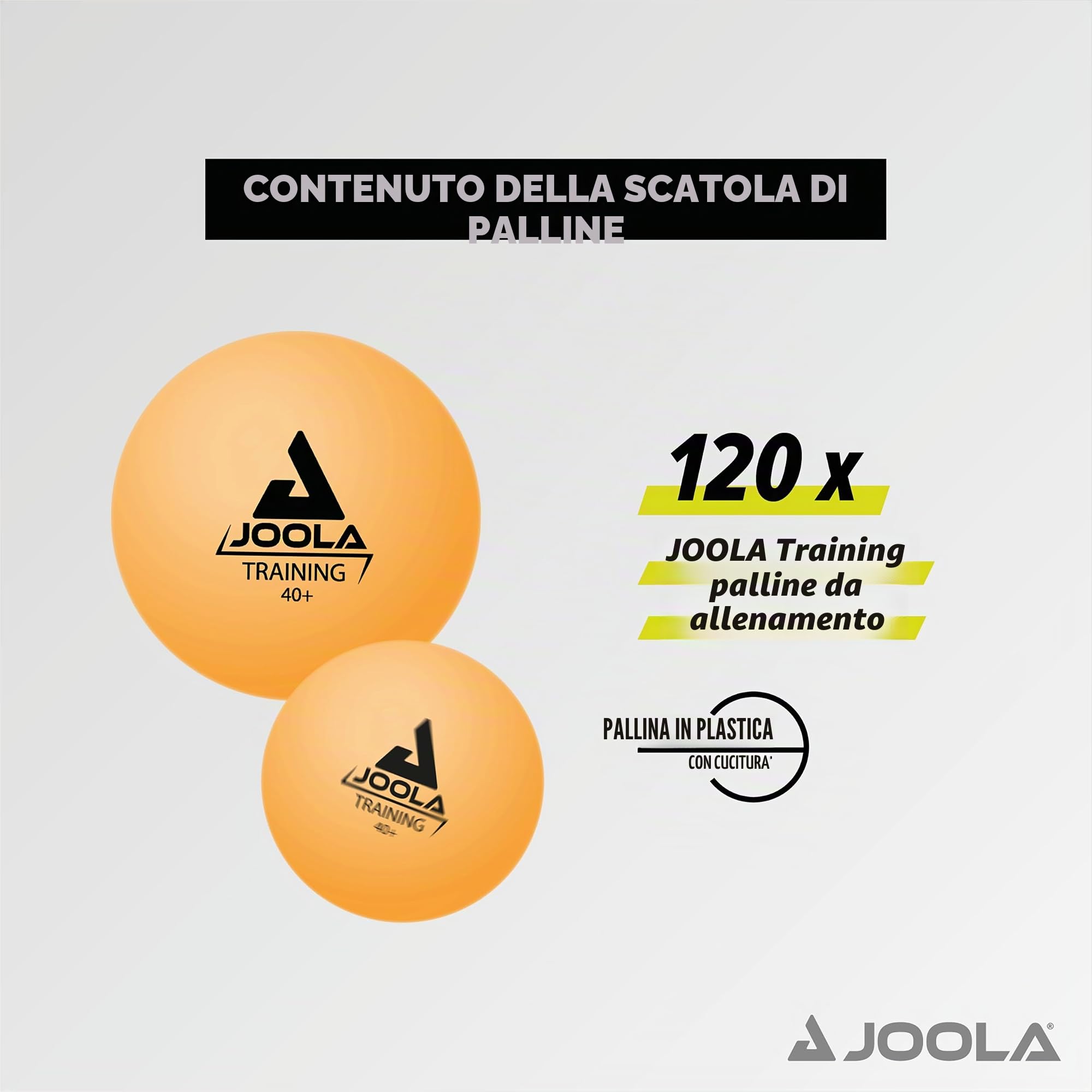 JOOLA Unisex Training 120 Ping-pong Ball