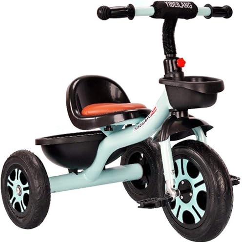 DYCIN Triciclo plegable para niños pequeños, triciclo de bicicleta de 1-2-3-4-5-6 años de edad, automóvil portátil para niños y niñas, juguete para