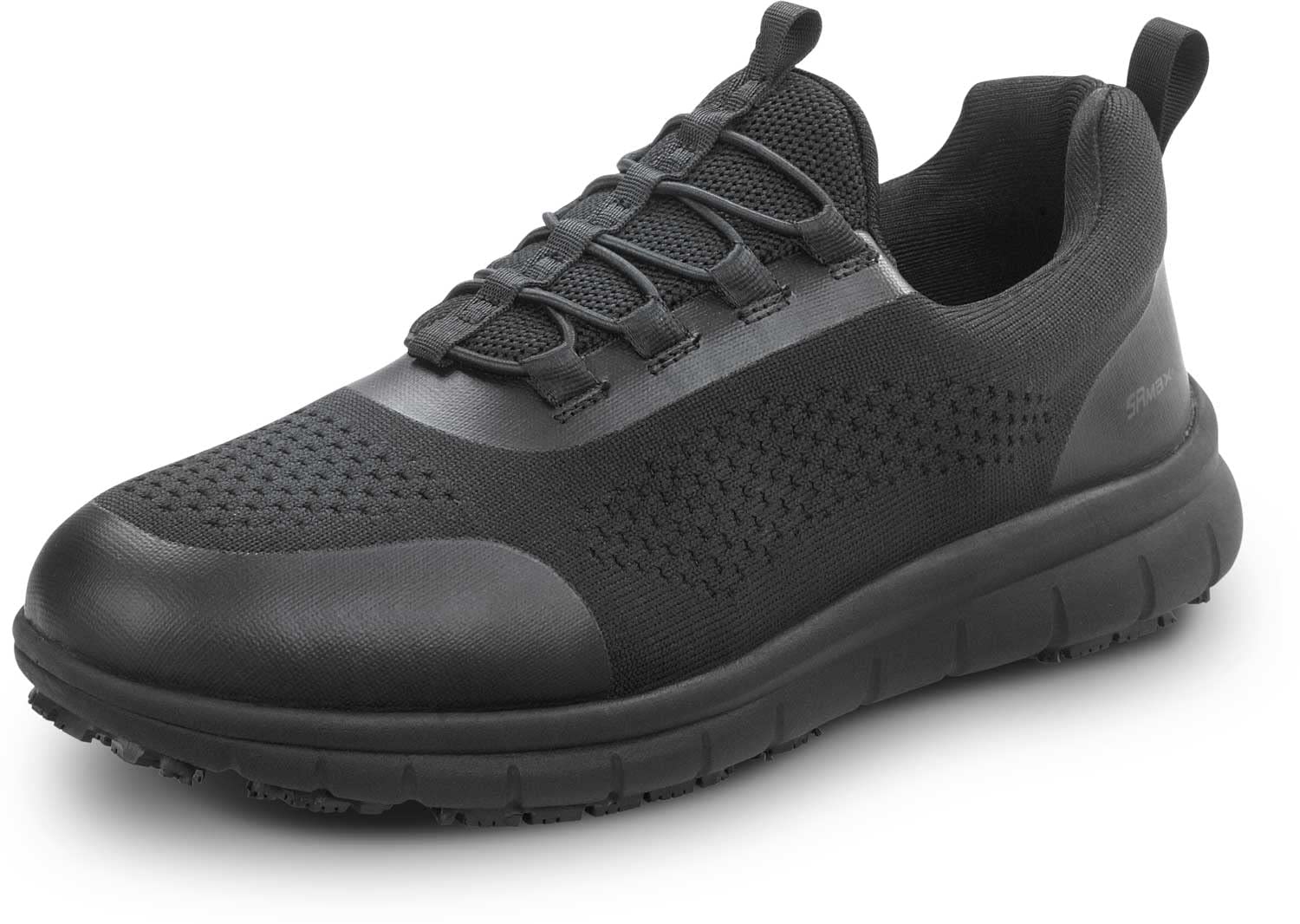 SR Max Anniston, Men's, Black, Slip On Athletic Style Slip Resistant, EH, Soft Toe Work Shoe (8.0 M)