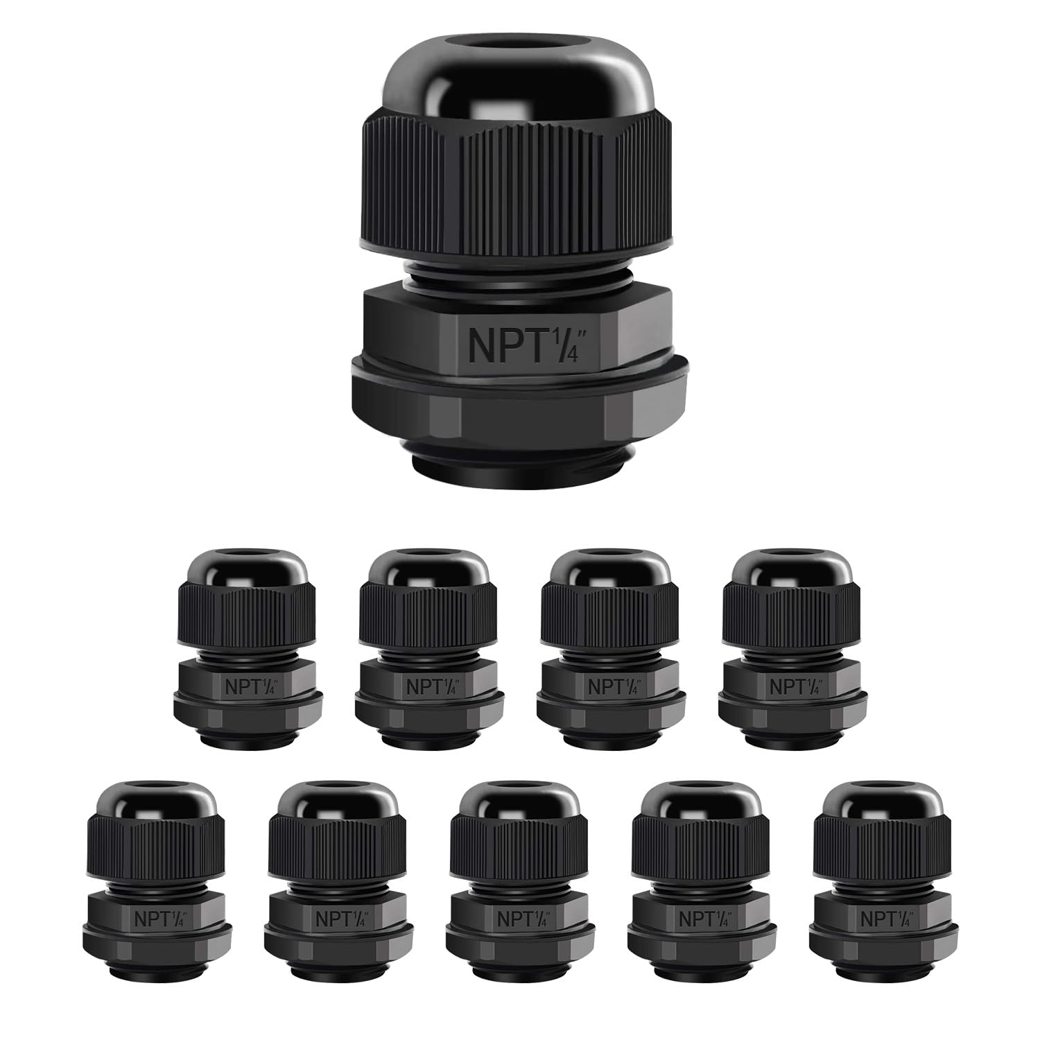 LeMotech NPT Cable Glands - Waterproof & Durable -8
