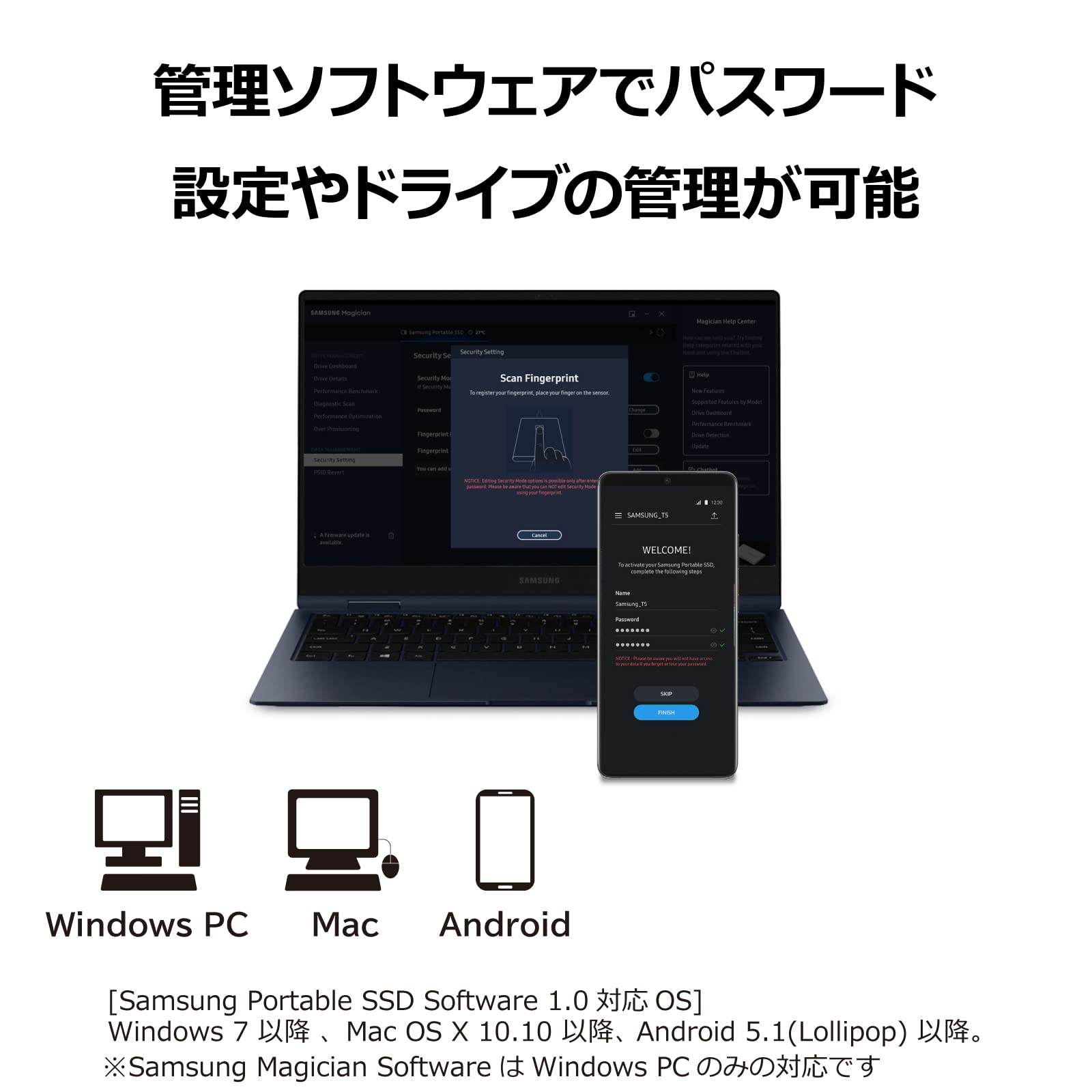 Amazon | Samsung T7 Shield 1TB 外付けSSD 最大転送速度1,050MB/秒 