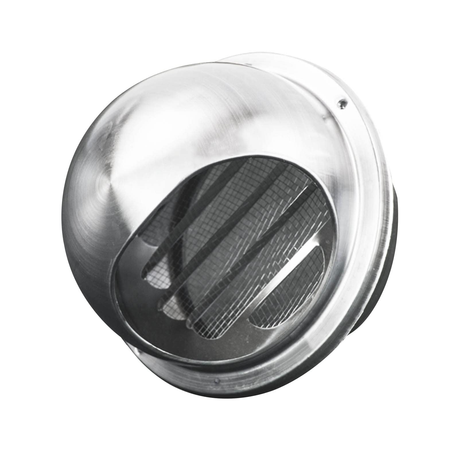 Grille D'Aération Murale pour Intérieur L’évacuation De L'air, Grille Ventilation Hotte en Acier Inoxydable 304, Protection Contre Les Intempéries, Sortie D'évacuation avec Filet