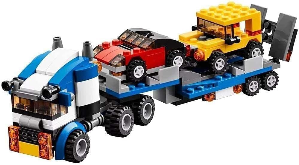 Image of Sky Tech Architect 3 in 1 Jeep, Car & Truck Vehicle Toys | Transporter Building Brick Block for Kids | Stem Educational Learning Die Toys for Kids | Creative Construction Toy (264 Pcs)