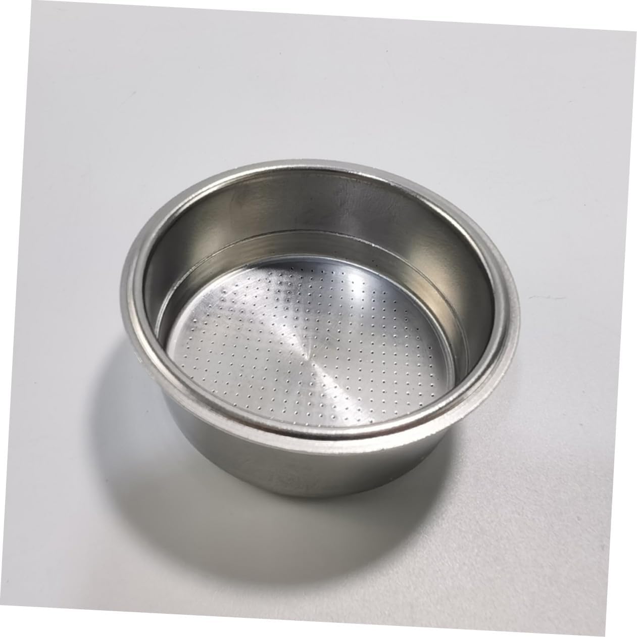 Gadpiparty Coffee Machine Powder Bowl Coffee Powder Filter Espresso Filtering Cup Coffee Machine Filter Strainer Bowl Coffee Filter Coffee Cups Filter Cup Espresso Filter Basket Silver Metal