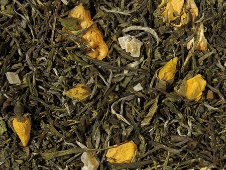 Premiumteemisch.Weiß./Grü. Tee Sonnige Passion Birnen-Note aromatisiert, 1kg.