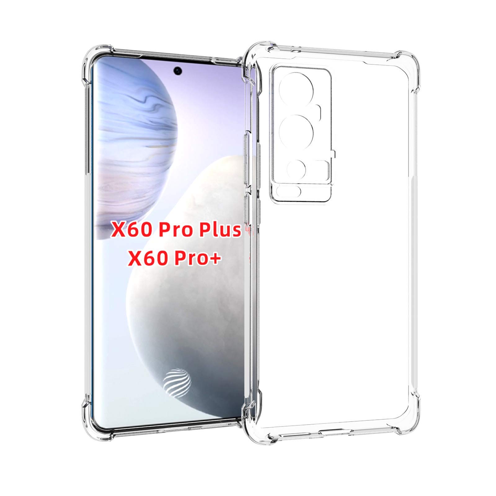 Lustree Vivo X60 Pro Plus, [Bumper] Exculsive Silicon Transparent with Anti Dust Plugs Shockproof Slim Back Cover Case for Vivo X60 Pro Plus (B0927JXD4Y) Amazon Price History, Amazon Price Tracker