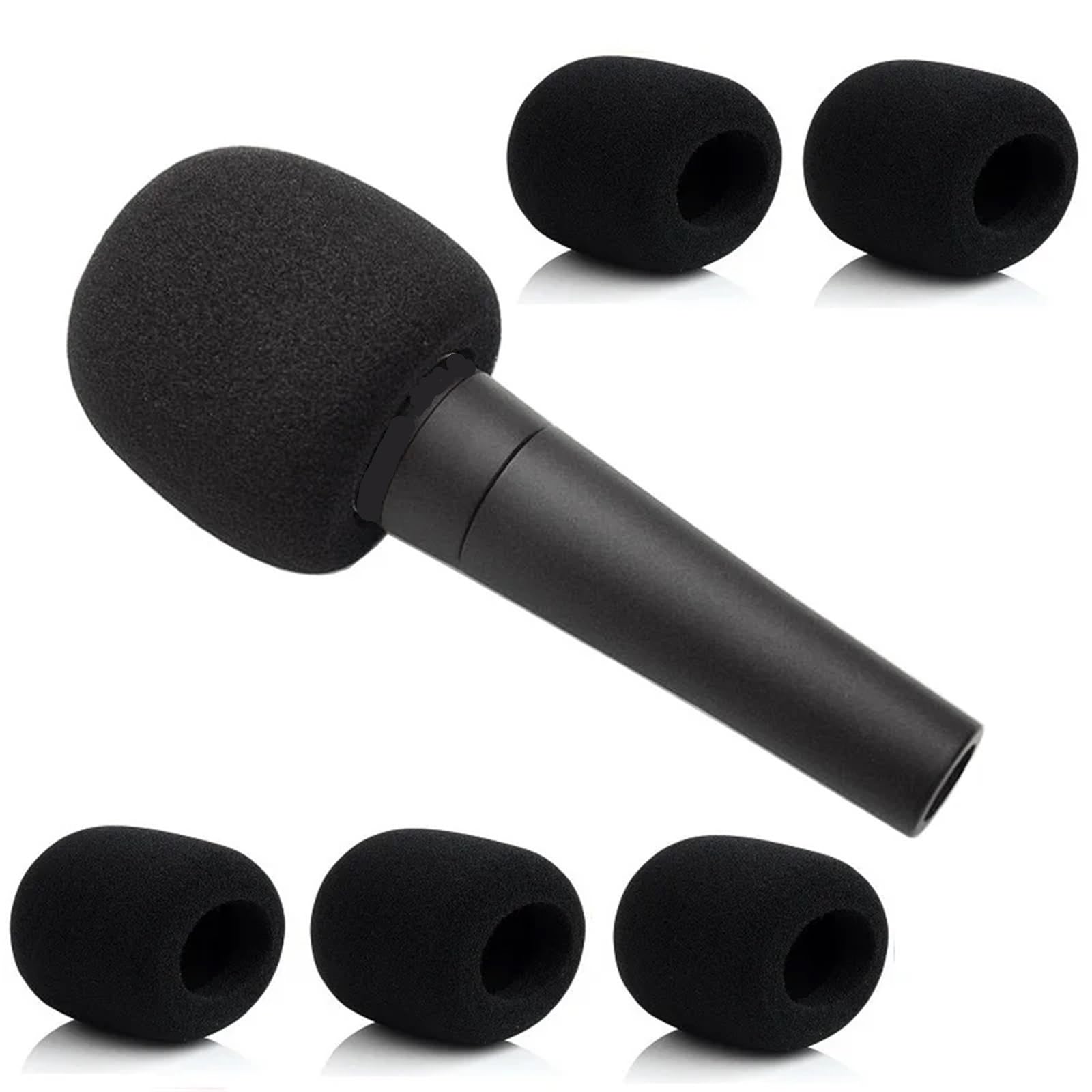 20/40 Stück schwarze Mikrofon-Pop-Filter