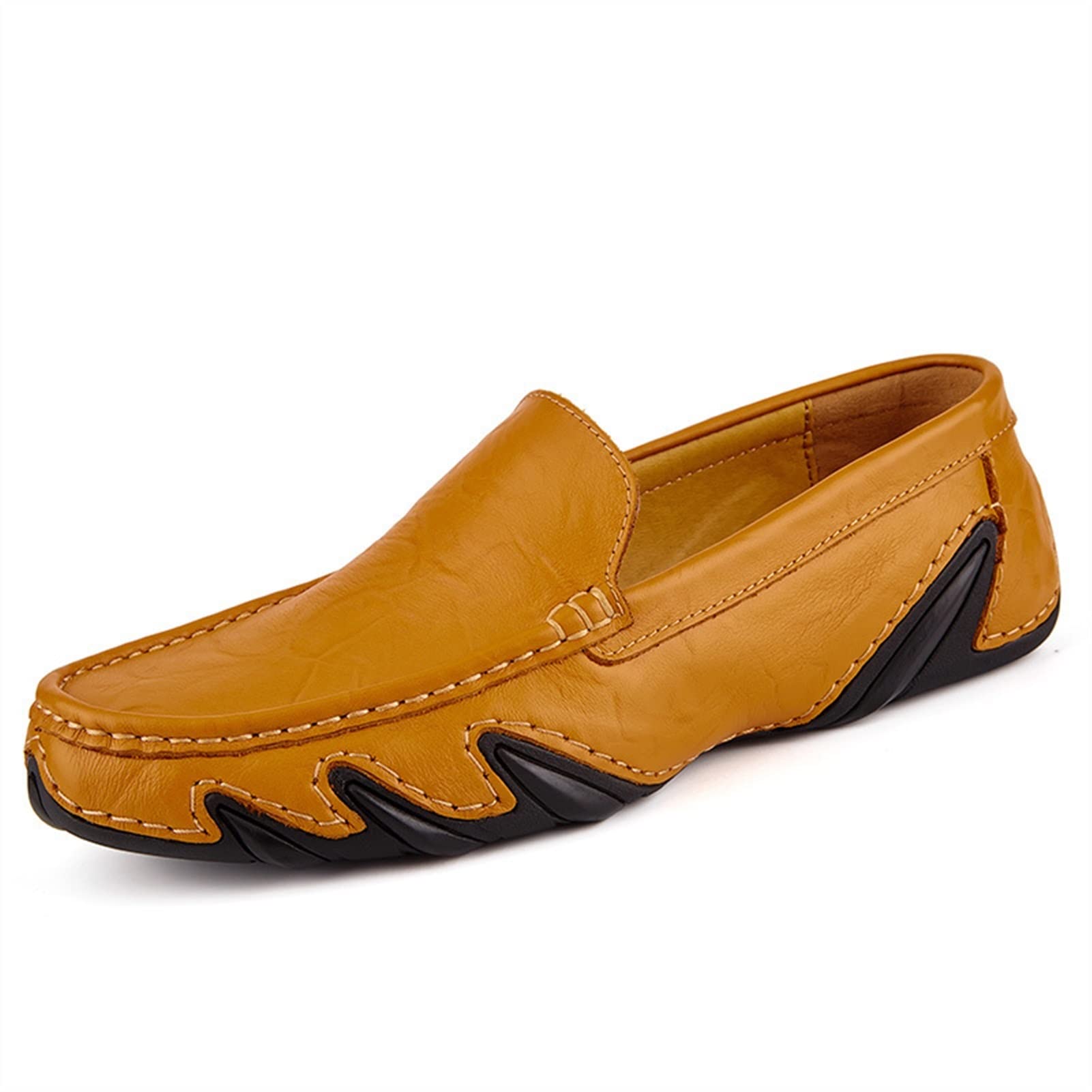 Chaussures de mocassins HOOENG en cuir pour vos trajets quotidiens et sorties