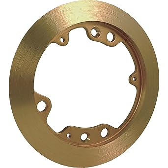 6-1/4 in. Round Brass Carpet Flange