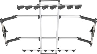 INNO Rod Holder Dual 8 (IF18G) , Fishing Rod Holder , Holds Up to 8 Rods and Securely Carries 1-Piece and 2-Piece Rods