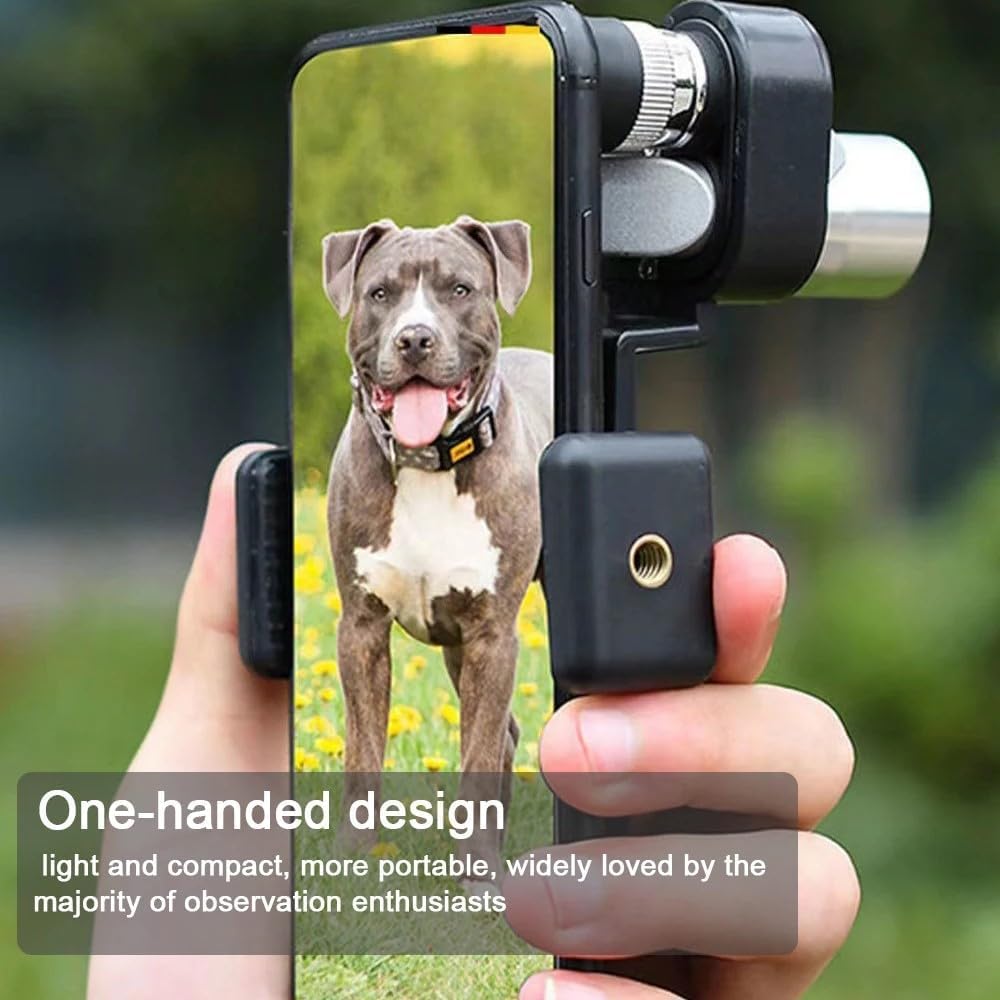 AOTUHA Compact Monocular Telescope For Adults, Portable Handheld Mini Monocular With Smartphone Adapter, Perfect For Bird Watching, Fishing, Travel And Scenery