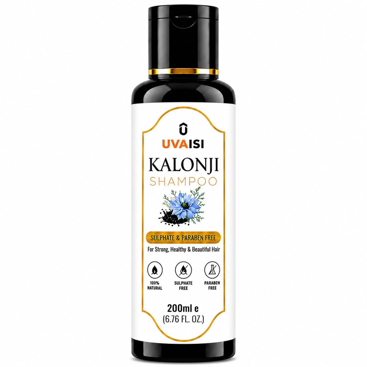 Kalonji Shampoo for Hair Growth & Hair Fall Control,Dandruff Control- Natural Black Seed Shampoo for Strong & Healthy Hair, Sulphate & Paraben Free - 200 ml-image-16
