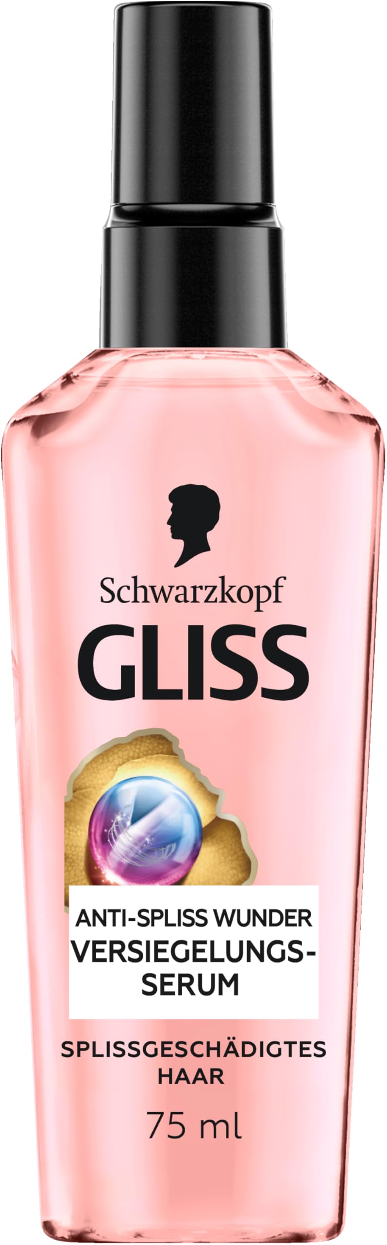 Gliss Serum przeciw rozdwajaniu się końcówek (75 ml), serum do włosów zapewnia długotrwałe uszczelnienie rozdwojonych końcówek i chroni włosy podczas suszenia