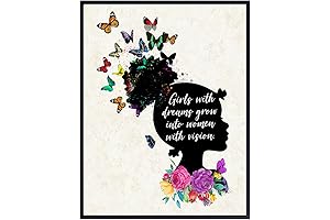 Black Girl Motivational Wall Art 11x14