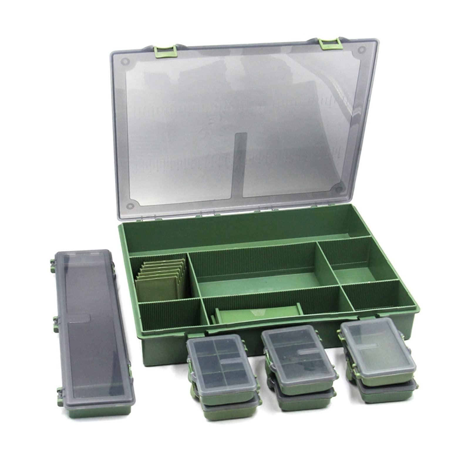 Scatola Porta Esche, Scatola Porta Attrezzi da Pesca, Set di scatole da Pesca Portatili, Adatta for la Pesca in Mare e la Pesca con Esche Artificiali.