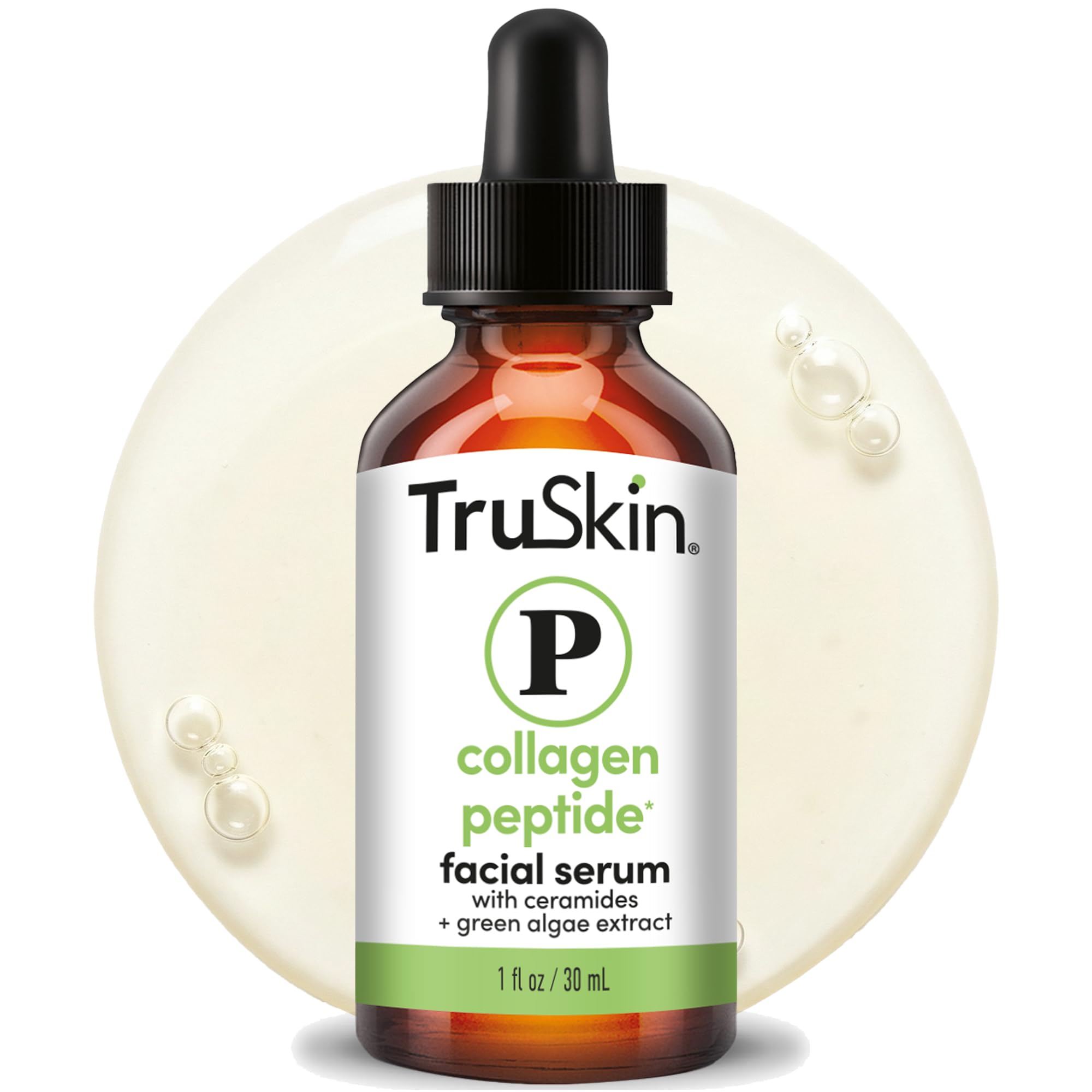 Peptide Serum for Face - Pro Collagen Multi-Peptide Anti-Aging Serum with Tripeptide-29 & Ceramides - Supports Skin’s Natural Collagen & Barrier for Firmer-Looking Skin - 1 fl oz
