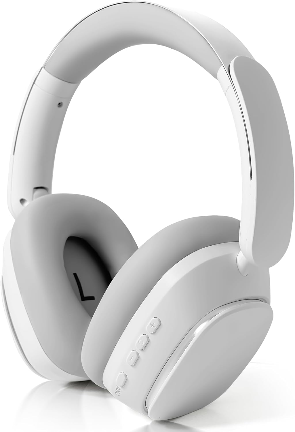 Wireless Over-Ear Headphones, Bluetooth 5.4, Active Noise Canceling ANC, 100H Battery, Foldable, Built-in Mic, Soft Earpads, Adjustable for Gym, Work, Travel, iOS/Android