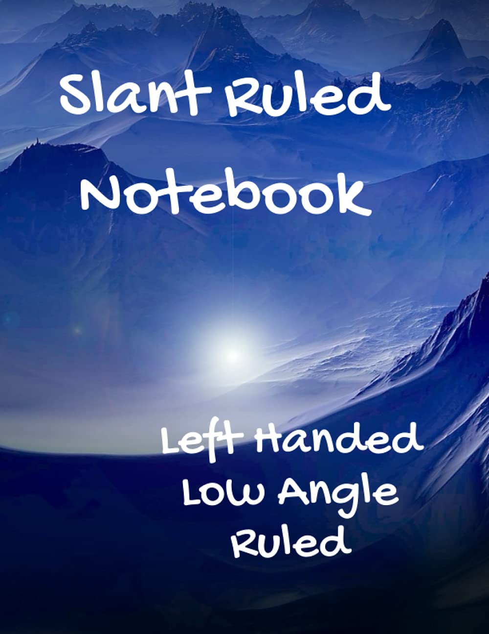 Slant Ruled Notebook - Left Handed