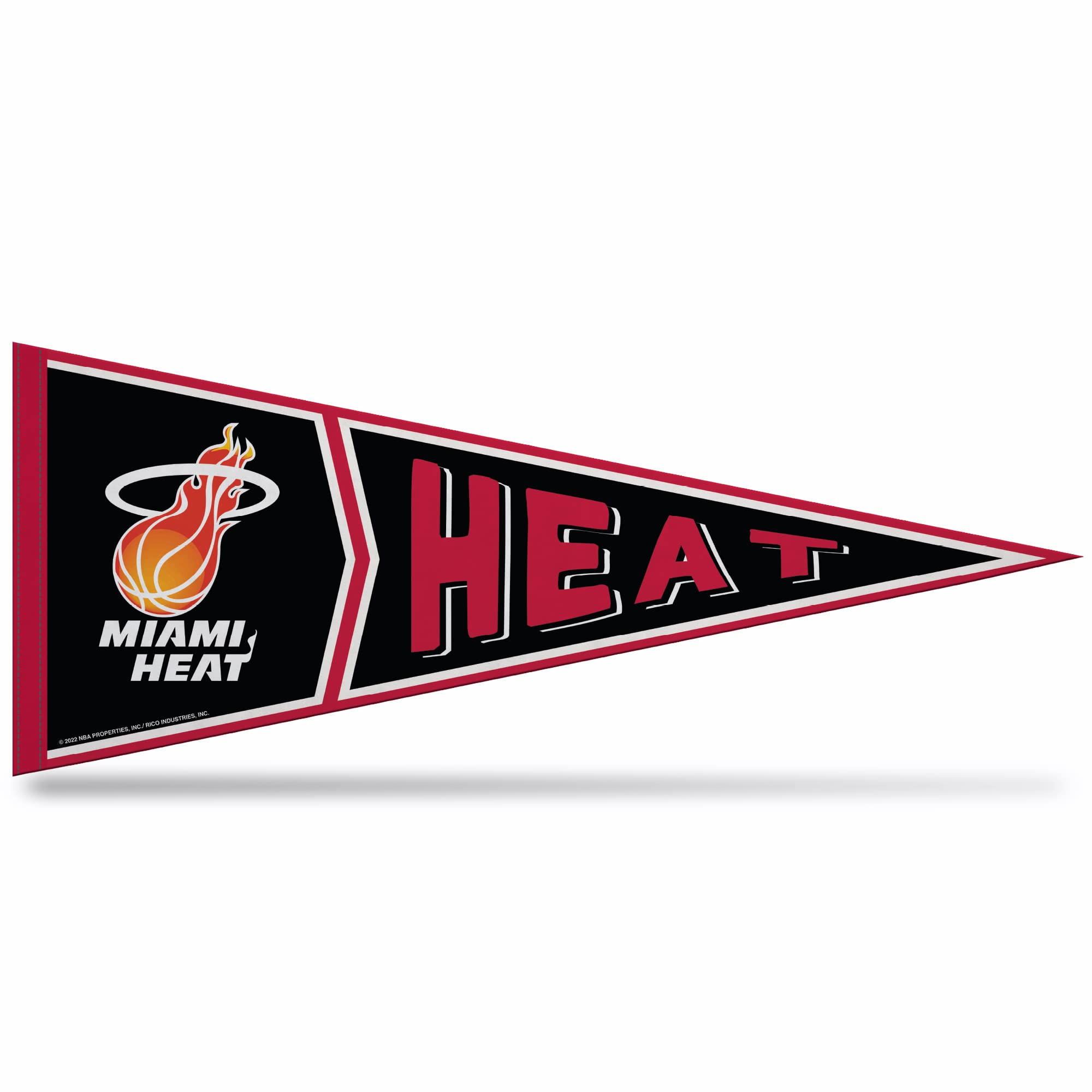 Rico Industries NBA Basketball 12" x 30" Felt Wall Décor Pennant - Great for Home/Bed Room/Man Cave Décor
