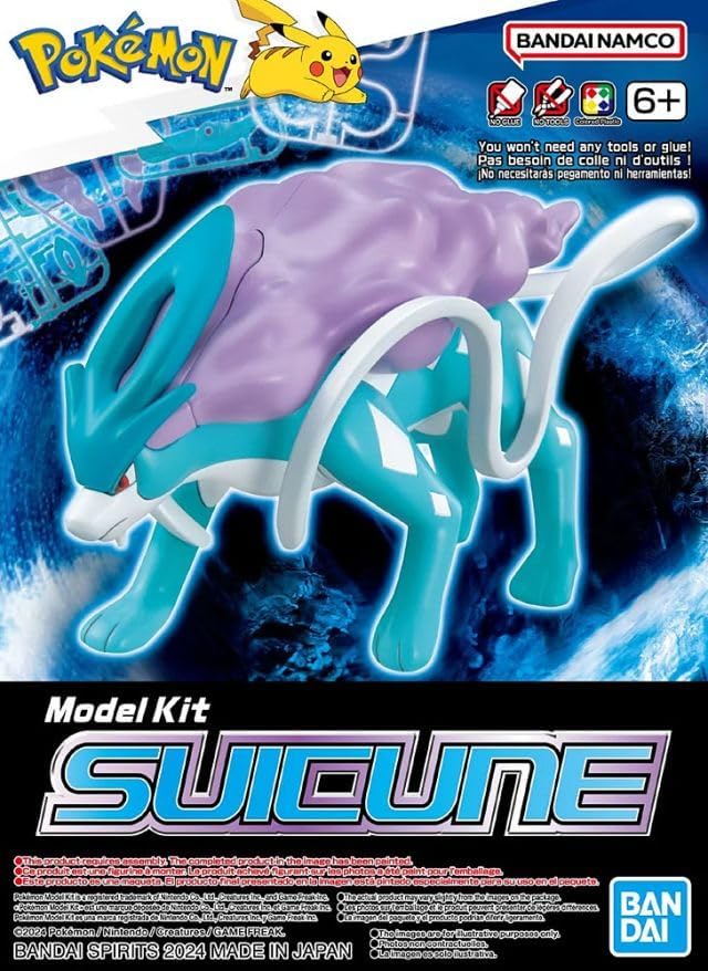 BANDAI Hobby - Pokémon - Suicune, Kit de Modelo Pokémon Spirits miniatura 3