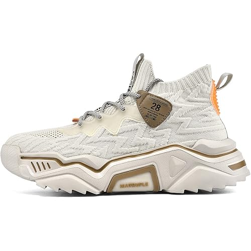 Mens Fashion Sneakers High Top Casual Shoes Athletic Walking Mesh Comfortable Sports Shoe