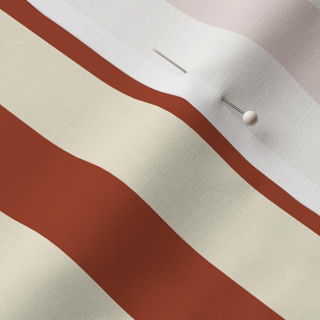 Spoonflower Fabric - Vintage Flag Stripe Patriotic USA Candy America Vertical American Printed on Petal Signature Cotton Fabric by The Yard - Sewing Quilting Apparel Crafts Decor