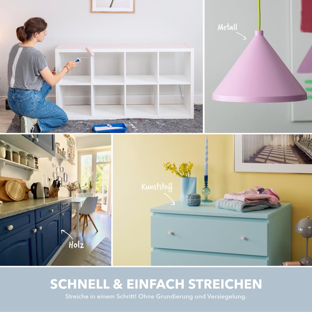 Lignocolor Buntlack für Holz & Metall glänzend 750 ml (African Beige)