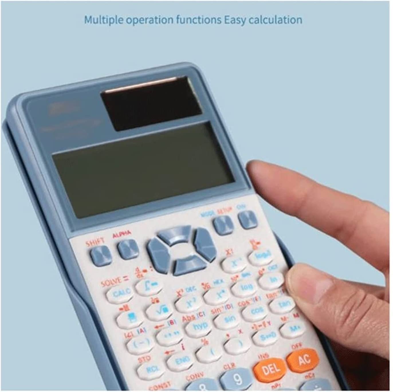 Calculadora para Oficina Calculadora Multifunción para Estudiantes Matemática Financiera Científica Hogar Y Escuela(Pink)