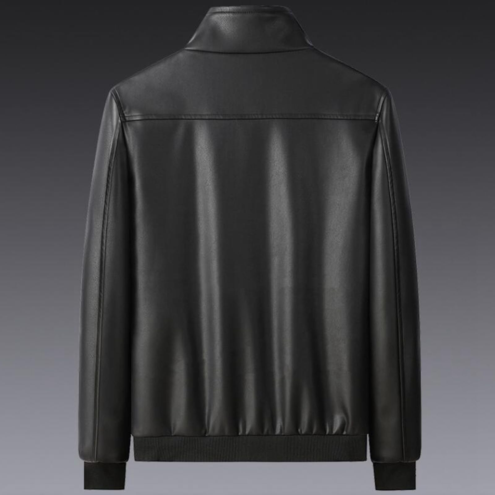 Giubbotto Primaverile Uomo Giacca in Pelle Uomo Giubbotto in Pelle Invernale Giacca Camicia Primavera Elegante Primaverile Biker Nero Primavera Trench Giubbino Estivo Leather Jacket Giacche