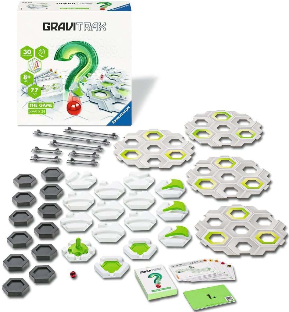 Ravensburger GraviTrax: The Game - Switch | Marble Run Meets Logic Puzzle| No Starter Set Needed | Ages 8+