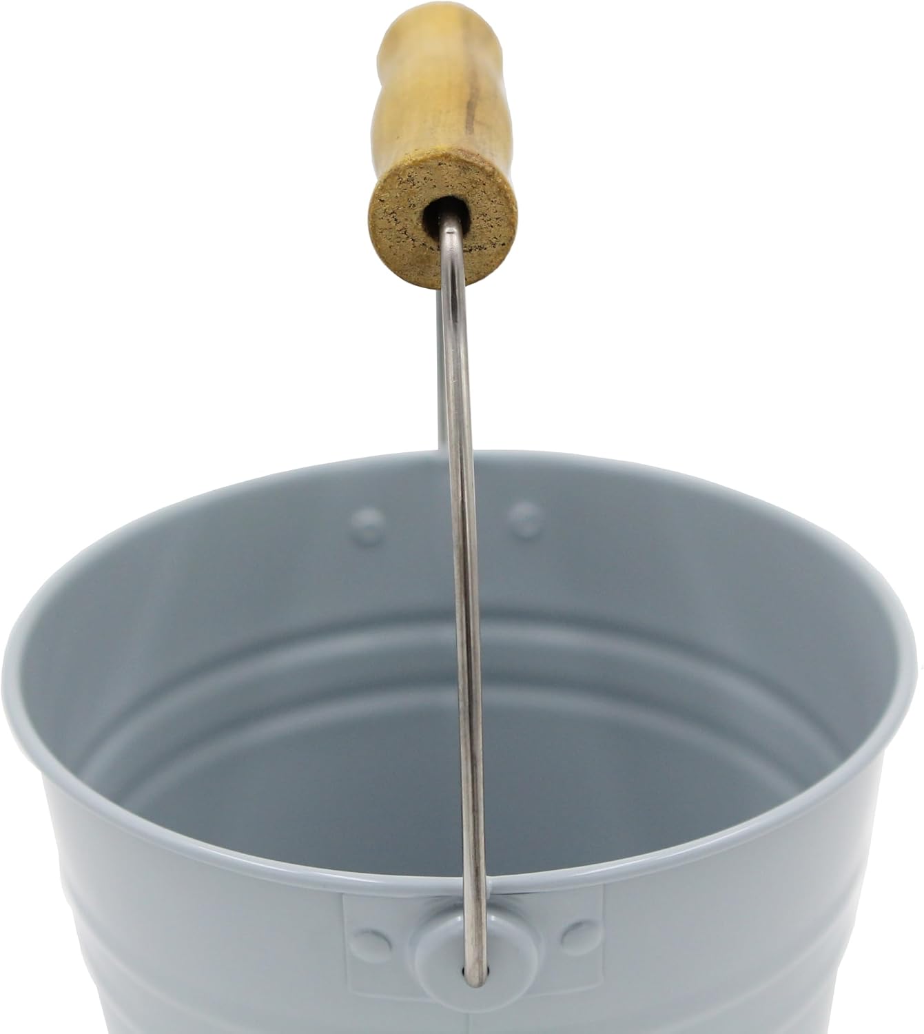 Small Metal Bucket/Pail Montessori Practical Life Material (Blue Ash) image 5