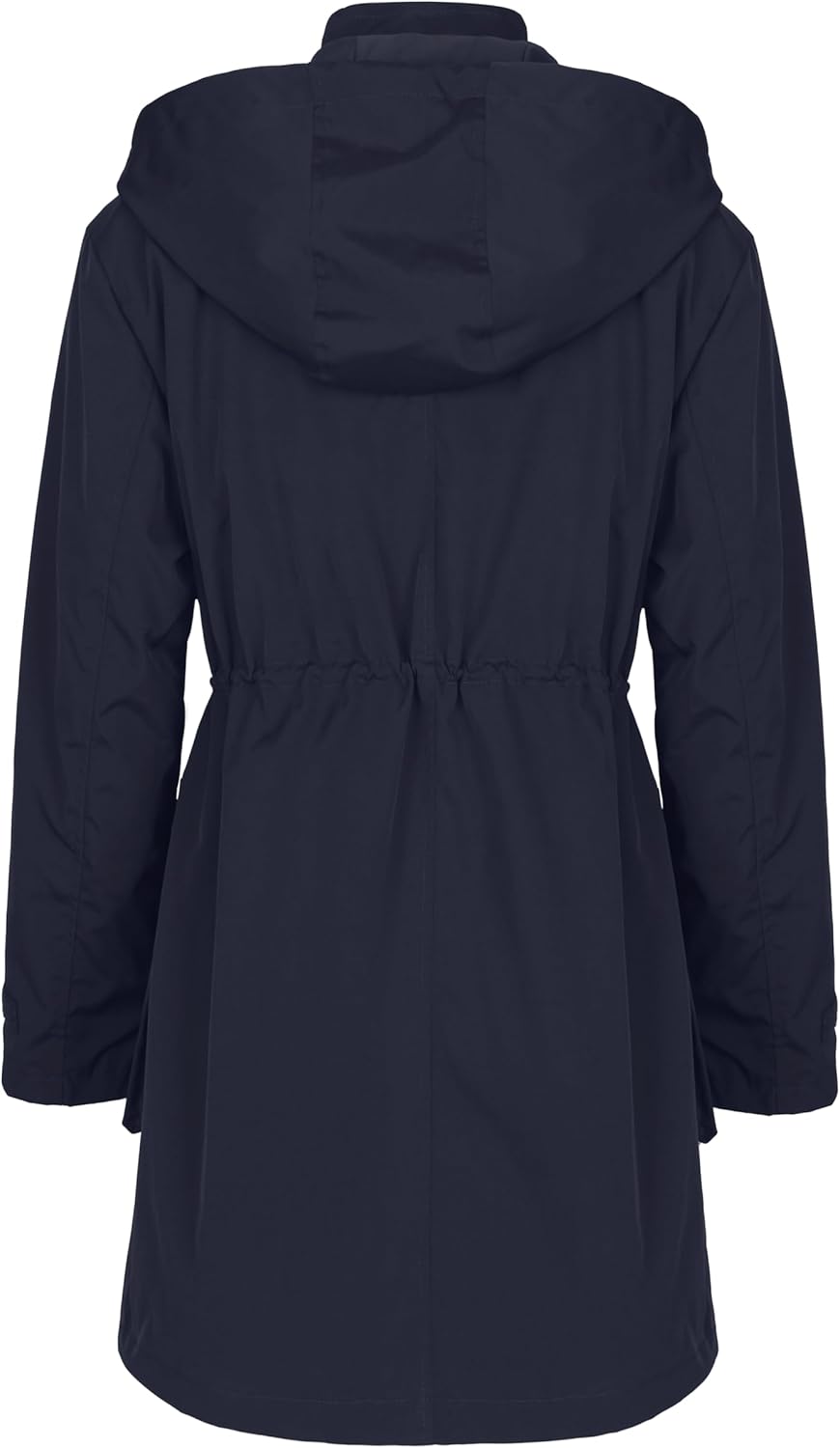 PESION Women's Waterproof Long Rain Jacket Lightweight Raincoat Lined Windbreaker Trench Coat for Outdoor Travel Hiking - Image 8