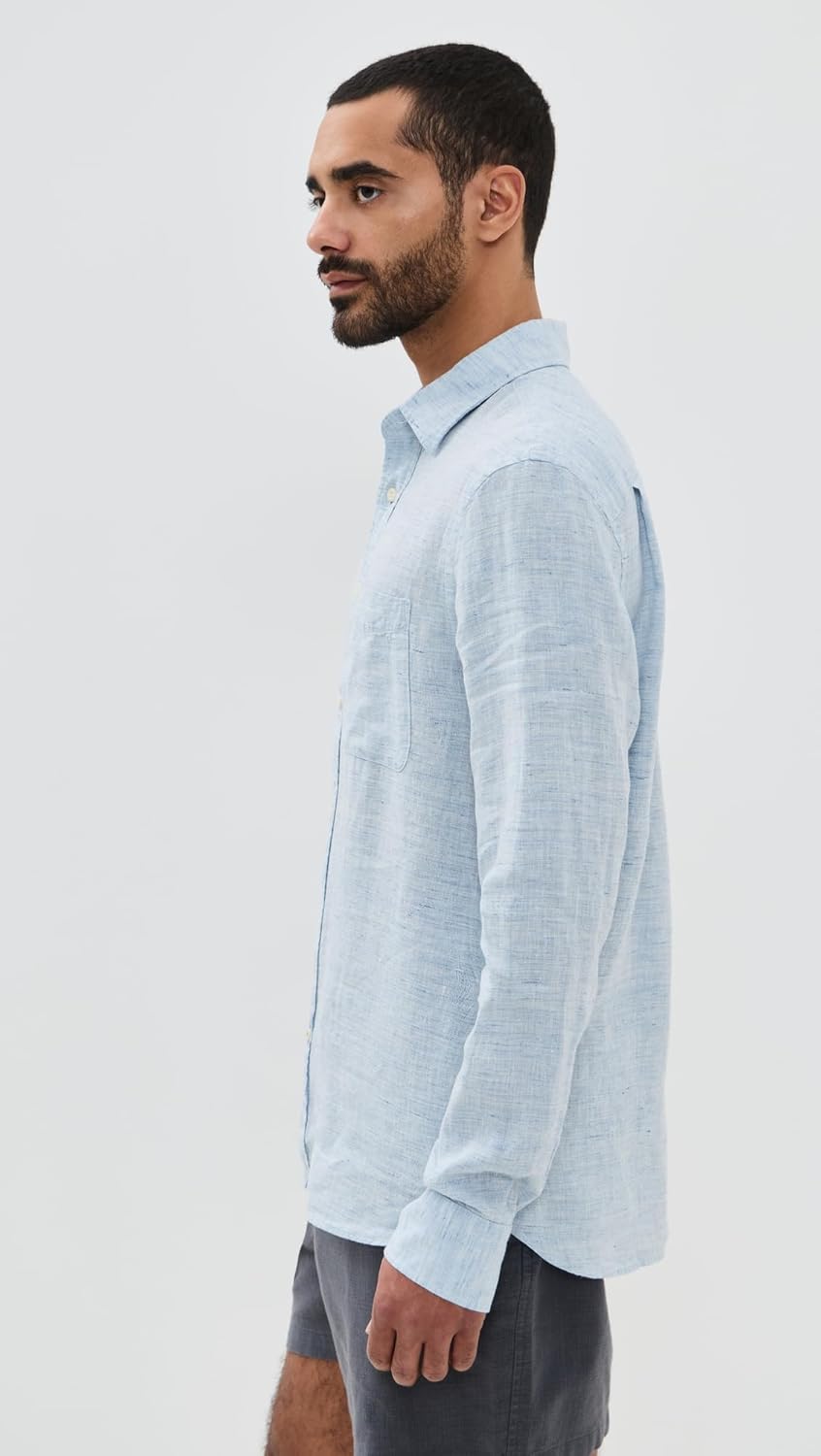 Faherty Men's Linen Laguna Shirt - Image 5