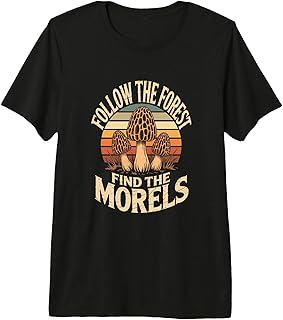 Follow The Forest Find The Morels Morel Hunting Premium Tri-Blend T-Shirt