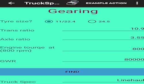 TruckSpec
