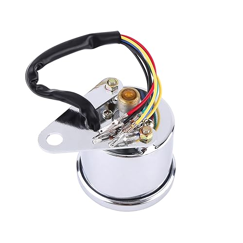 Miniatura 4 de Medidor de velocímetro universal con retroiluminación LED de señal de retroiluminación LED para motocicleta, medidor de alta calidad y duradero