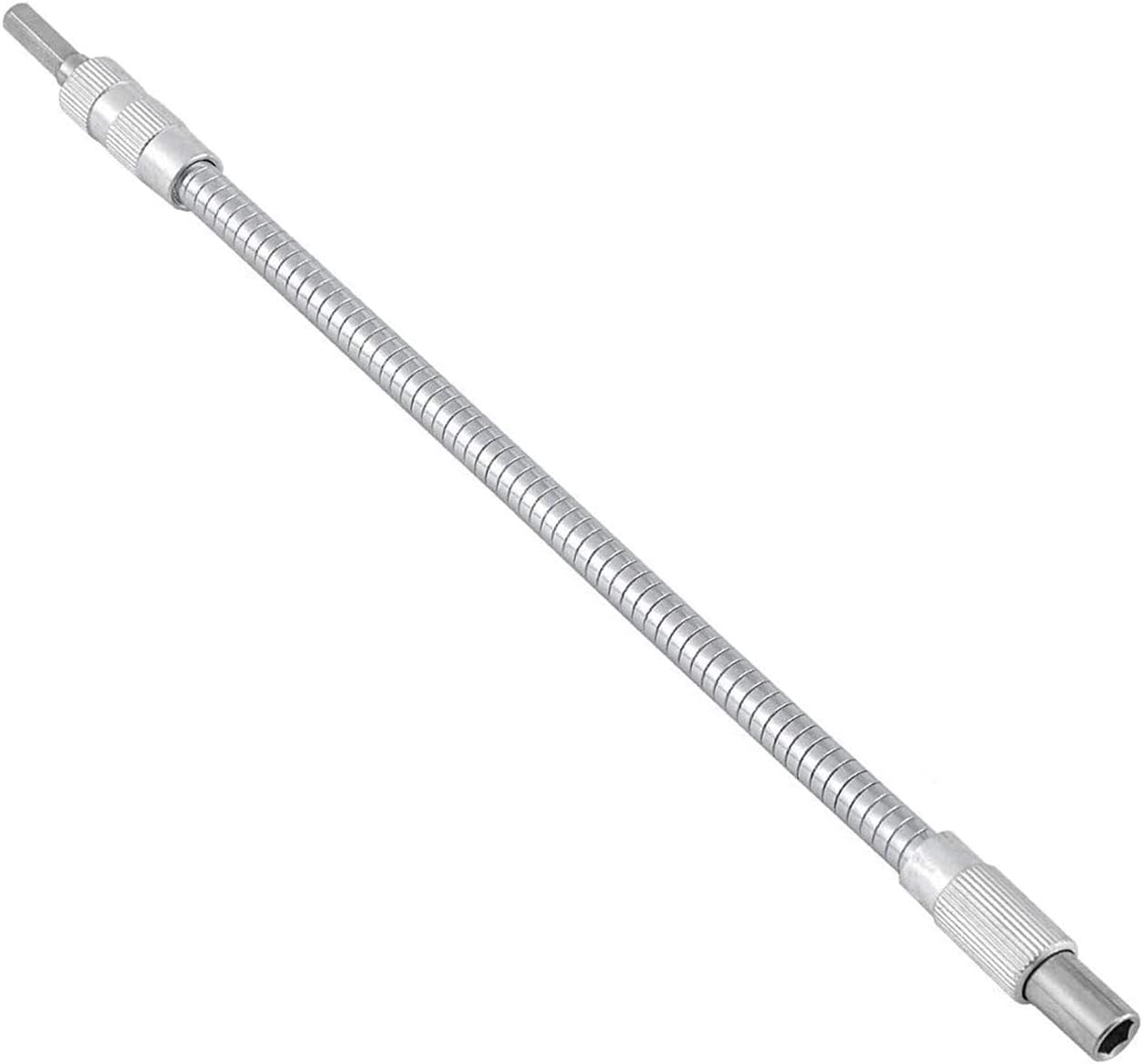 300mm 1/4 Inch Flexible Extension Screwdriver Holder Magnetic Universal Angle Socket Driver Adapter Hex Drill Shaft Bit