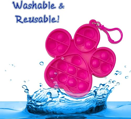 Miniatura 3 de Paquete de juguetes para ansiedad para reventar, llavero de burbujas para niños, juego de 2 (Paw Partol)