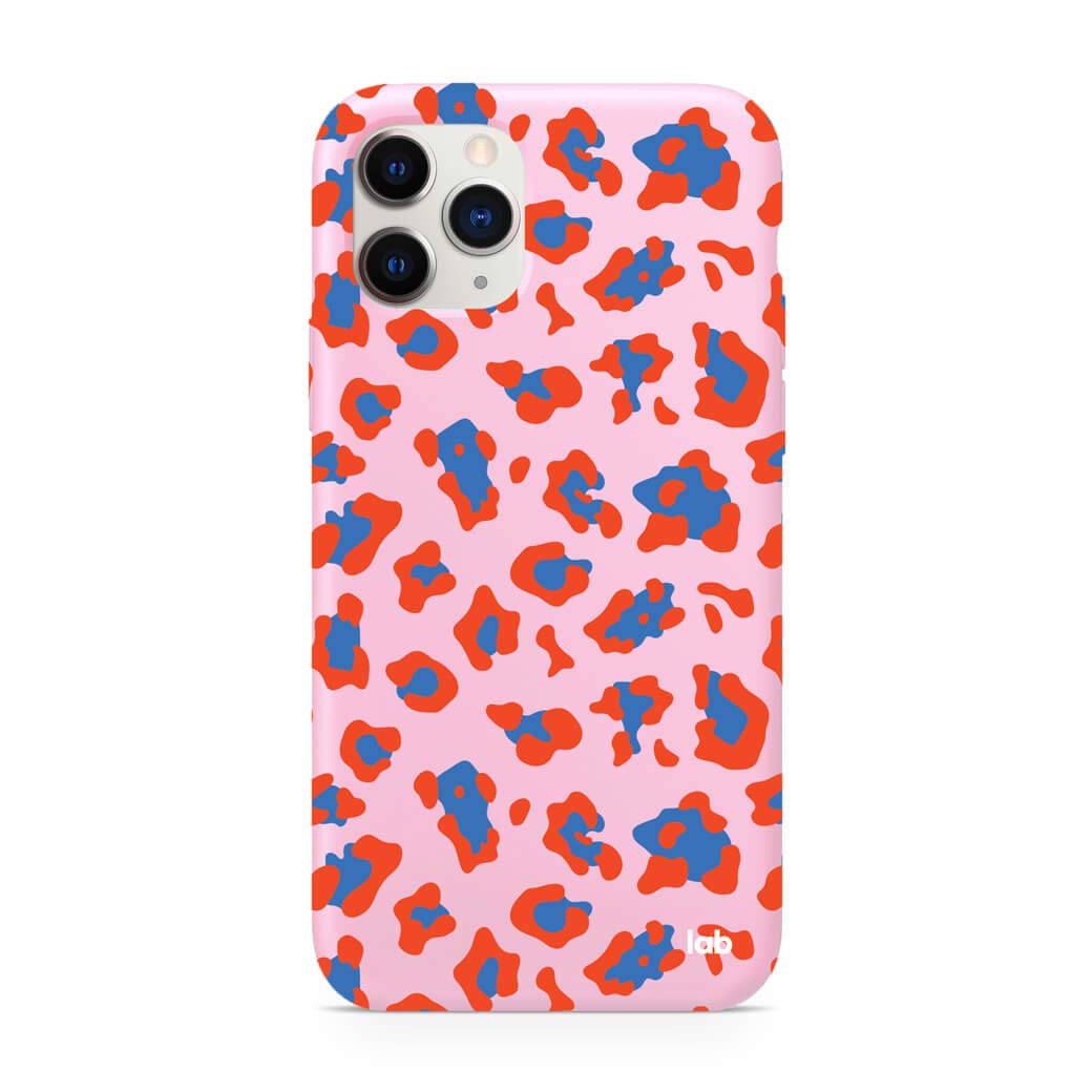 CasesLab Apple Iphone 11 Pro Pembe Silikon Telefon Kılıfı - Cheetah Red
