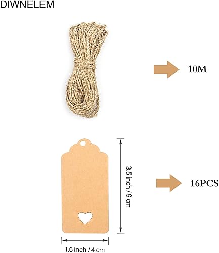 Miniatura 3 de DIWNELEM Paquete de 16 bolsas de vino de arpillera, bolsas de regalo de vino de yute con cordón, se adapta a botellas regulares de 25.4 fl oz,