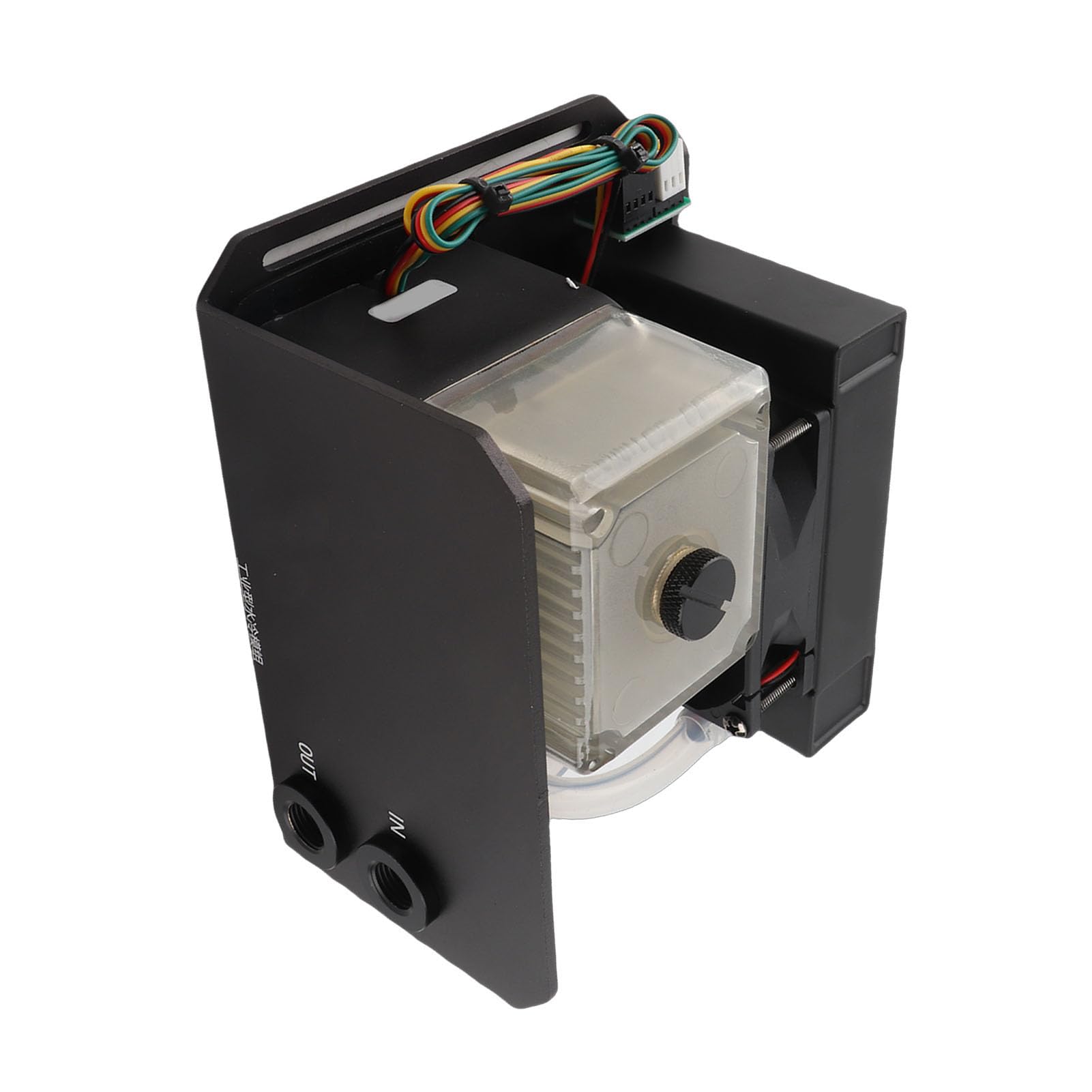 Bomba de Refrigeración por Agua para PC ABS y Metal Bomba de Agua para Computadora Puerto 450L 4 Pines G1 4 Tubos Roscados para CPU GPU Sistemas de Refrigeración Líquida Juegos