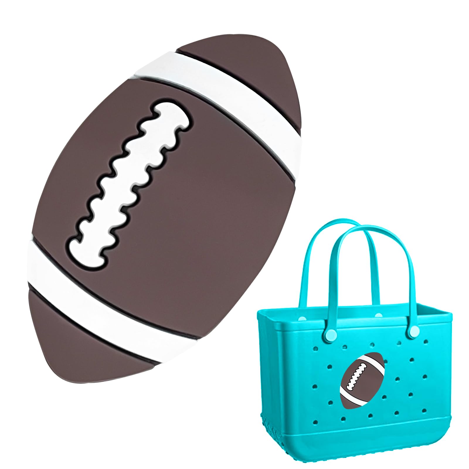 ZEOXUER Charms for Bogg Bag, Accessories PVC Rubber Compatible, Decorative Charms for Handbag, Beach Tote